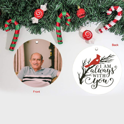 Personalised Photo Cardinal Ornament Always With You Keepsake-Jessemade AU