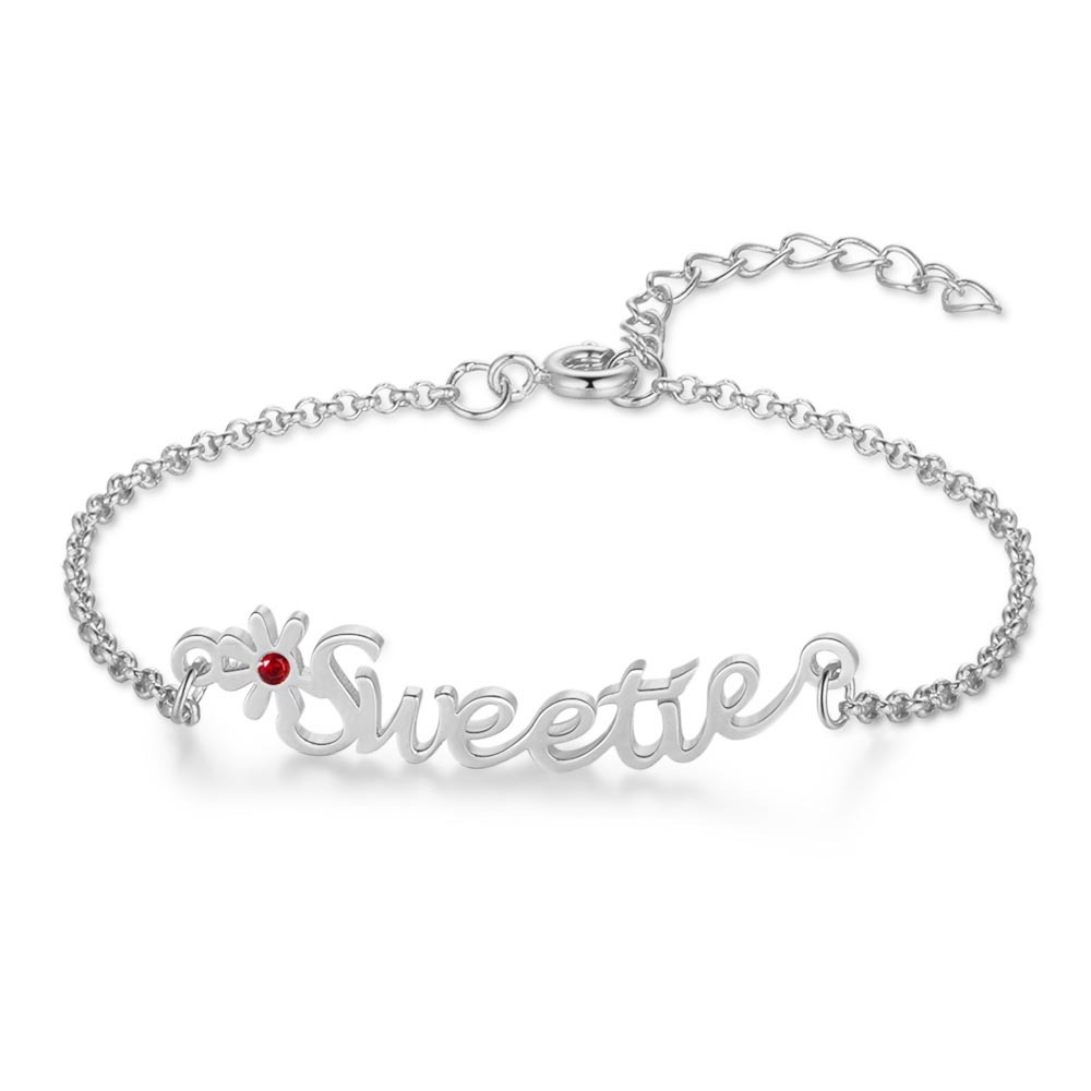 Personalised Name Bracelet Custom Name Daisy Bracelet for Kids-Jessemade AU