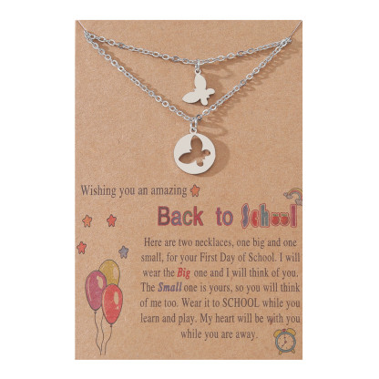 Necklaces for Women Dainty Teen Butterfly Necklaces Size Adjustable for Mother and Daughter-Jessemade AU