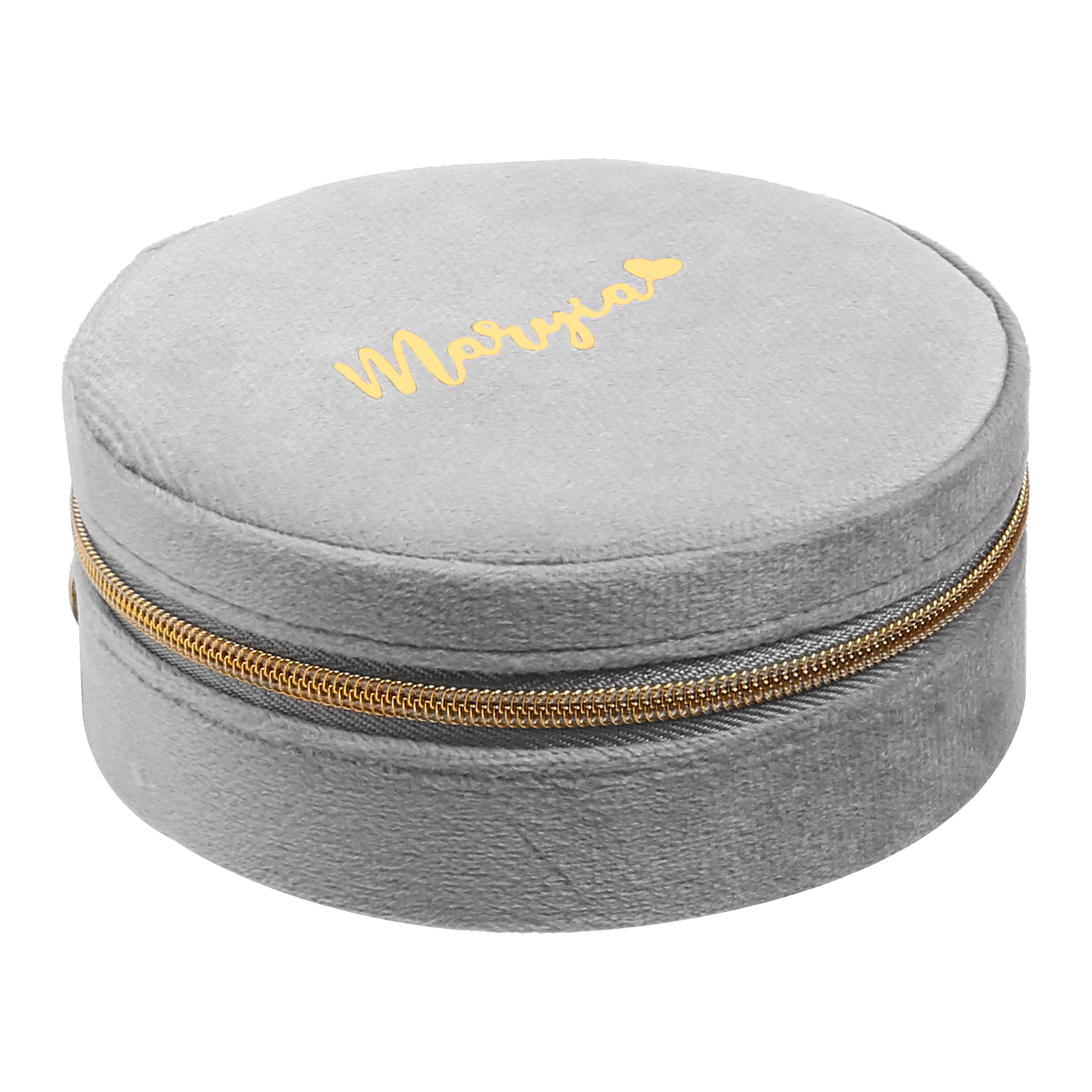 Personalised Name Jewelry Storage Box Custom Travel Jewelry Box Circle Box Gifts for Ladies Girls-Jessemade AU