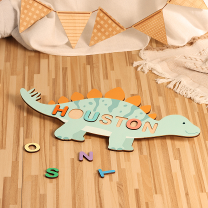 Customised Kid's Wooden Name Puzzle Toy for Toddlers Early Learning Child Toy-Jessemade AU