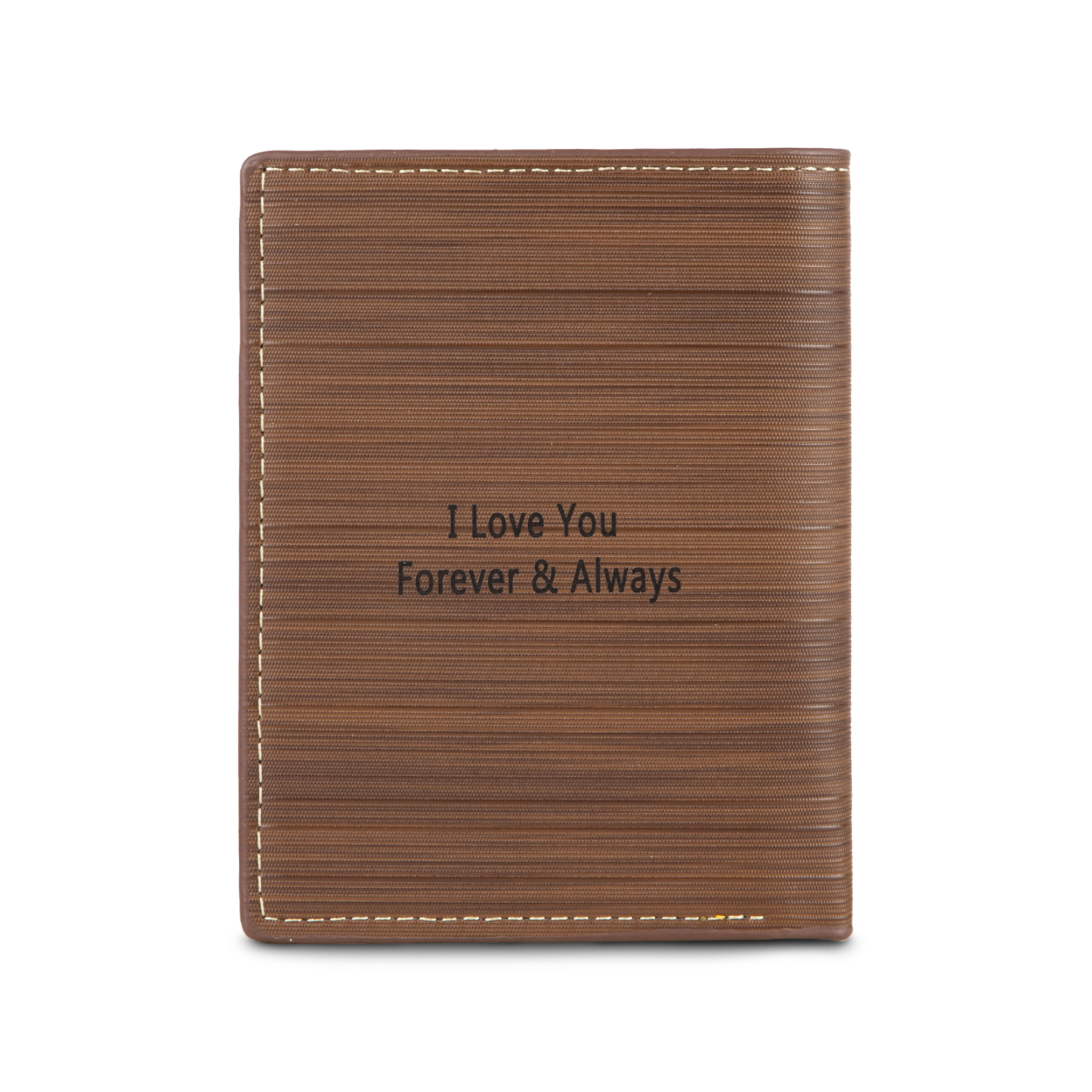 Personalised Leather Wallet Engraved Photo Folding Wallet Short Purse Love Gifts For Him-Jessemade AU