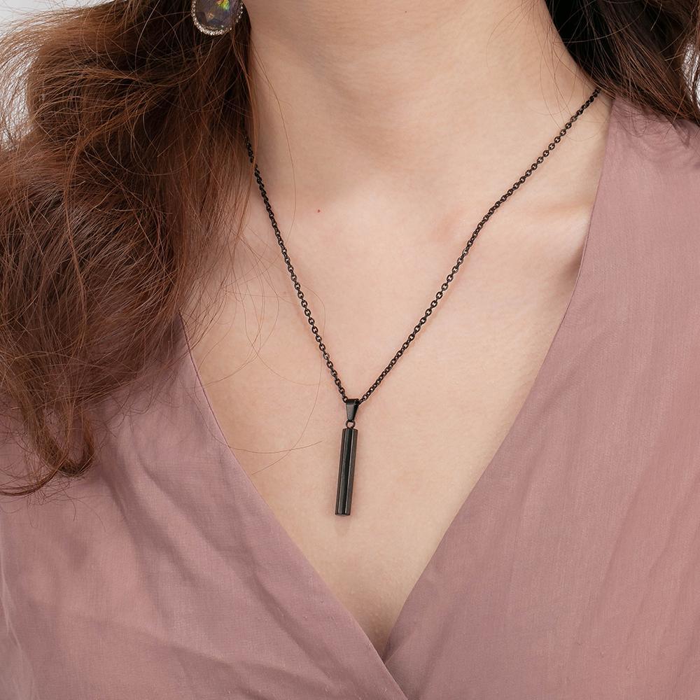 Personalised 6 Names Bar Necklace-Jessemade AU