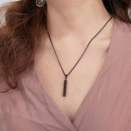 Personalised 6 Names Bar Necklace-Jessemade AU