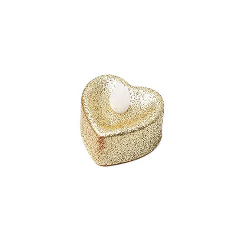 Electronic Candle Heart-Shaped Night Light LED Romantic Decorations-Jessemade AU