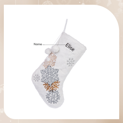 Customised 1 Name Christmas Stocking Ornament Fireplace Decorations Personalised Christmas Gift For Family Friends-Jessemade AU