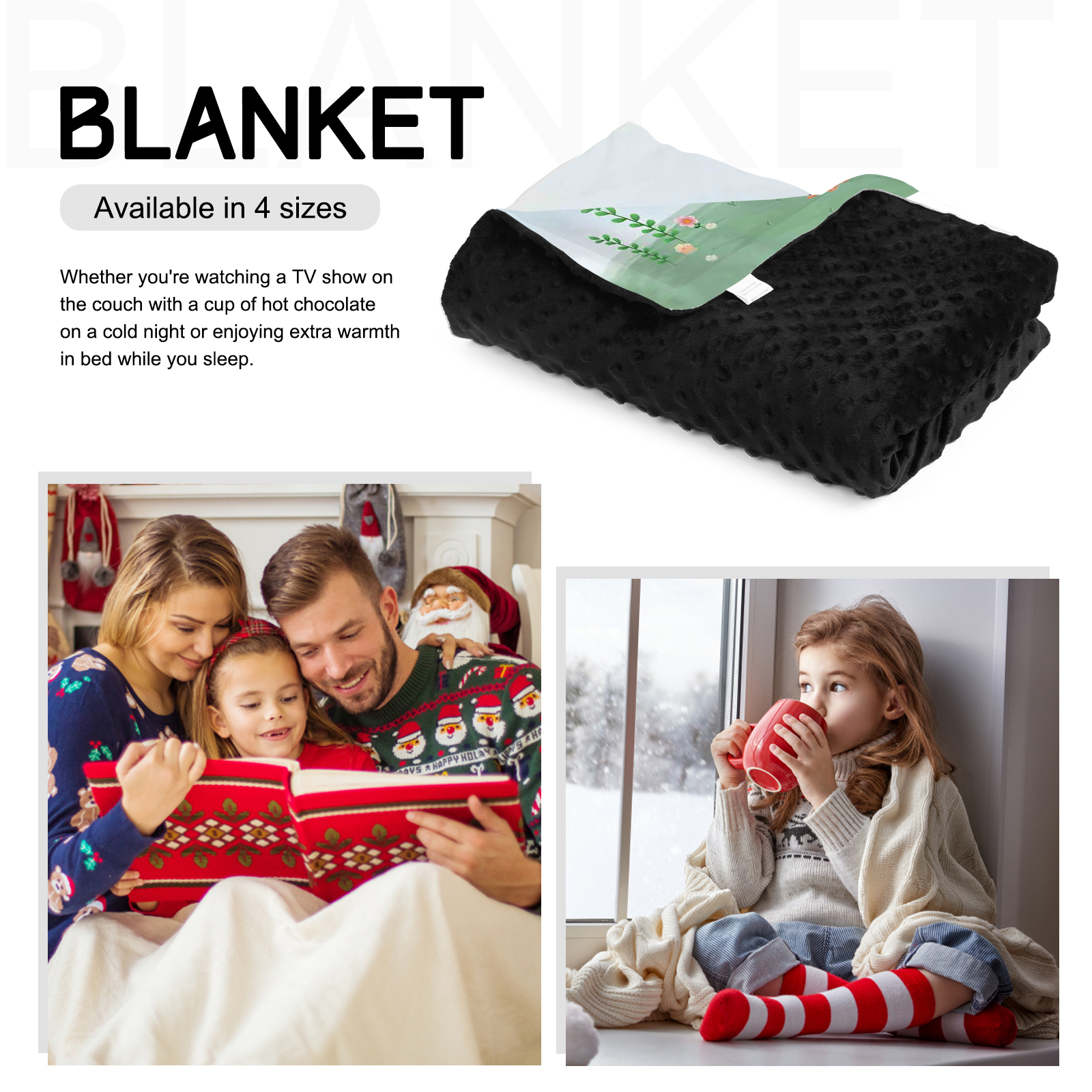 Personalised Chick Blanket Custom Name Cute Cartoon Blanket-Jessemade AU