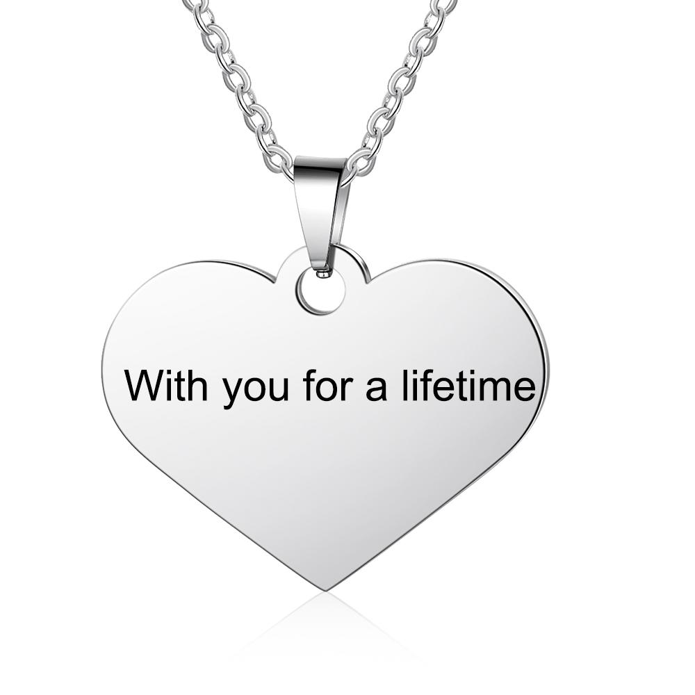 Personalised Heart Necklace Custom Photo Necklace Gifts For Her-Jessemade AU