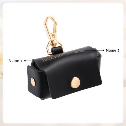 Personalised 2 Names Exquisite Jewelry Box Hold 2 Rings Gift Box Gift Packaging Box-Jessemade AU