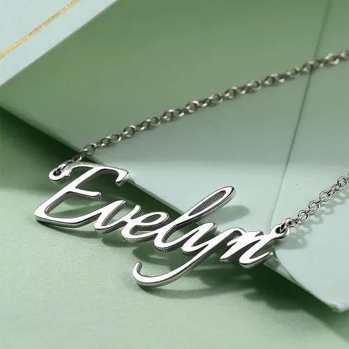 Personalised Necklace Custom 1 Name Necklace Gift For Women-Jessemade AU