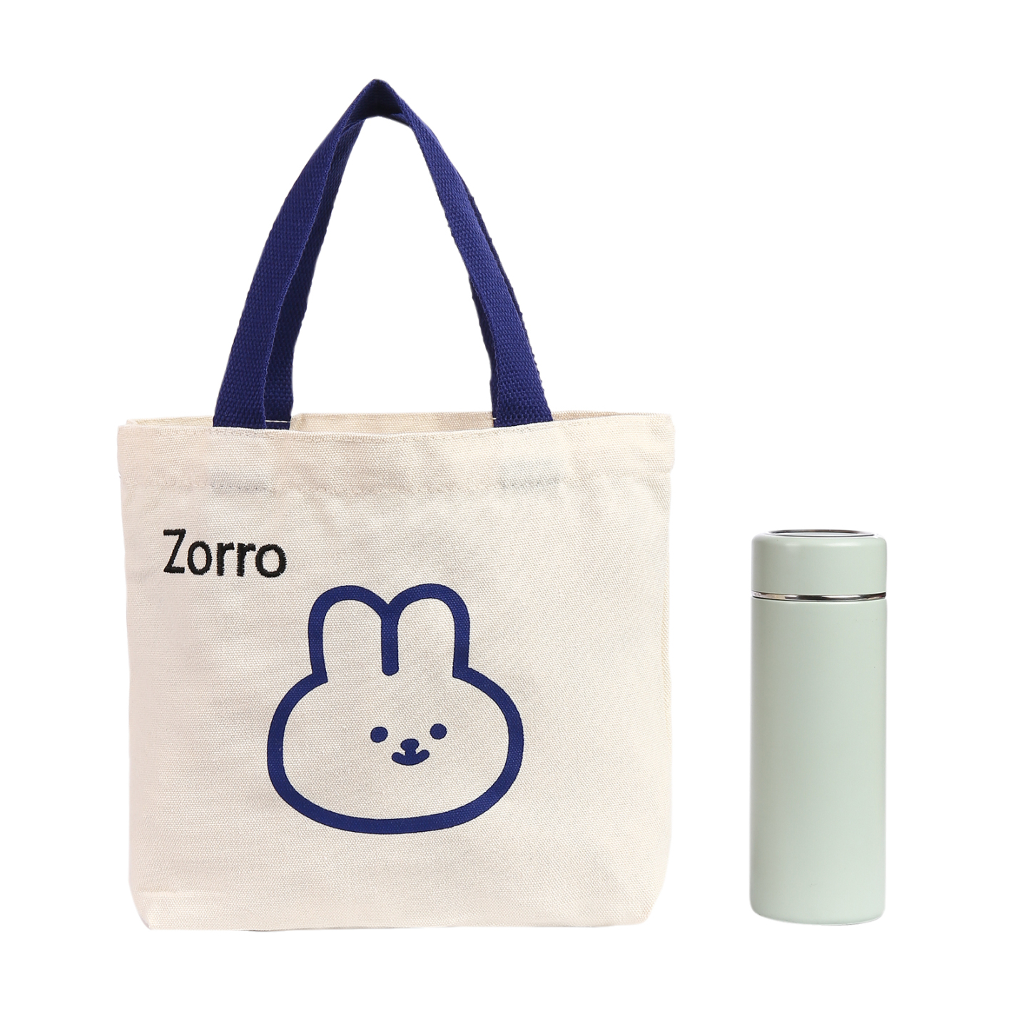 Personalised Bunny Tote Bag Customised with Name Bunny Handbag Easter Gifts-Jessemade AU