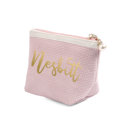 Personalised Name Cosmetic Bag Custom Makeup Bag Zipper Storage Bag Gifts for Ladies Girls-Jessemade AU