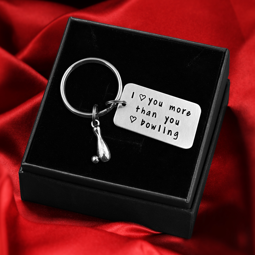 I love you more than you, Personalised Keychain Gifts For Her-Jessemade AU