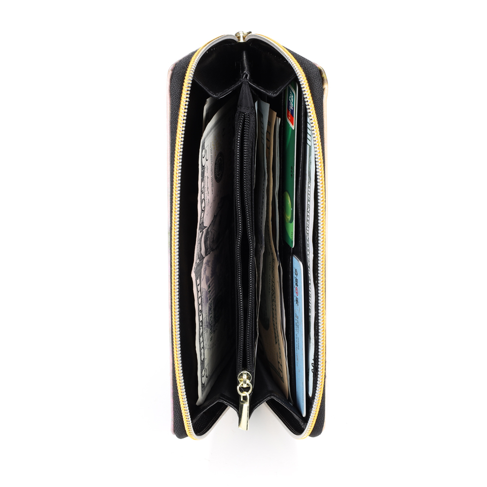 Personalised Photo Wallet Engraved Photo Long Purse Zip Wallet Gifts For Her-Jessemade AU