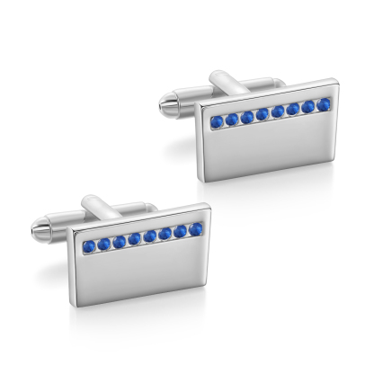 Personalised Men's Cufflinks Custom 2 Names Metal Cufflinks Copper Wedding Gift for Him-Jessemade AU