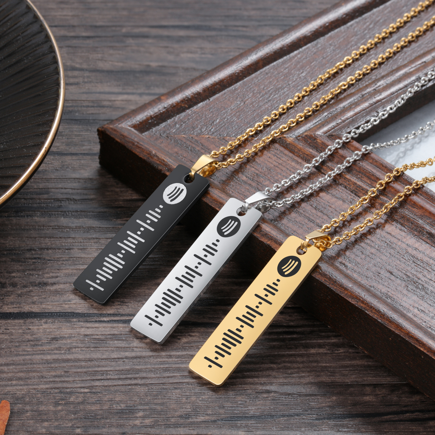 Customised Spotify code Women's Necklace For Lover-Jessemade AU
