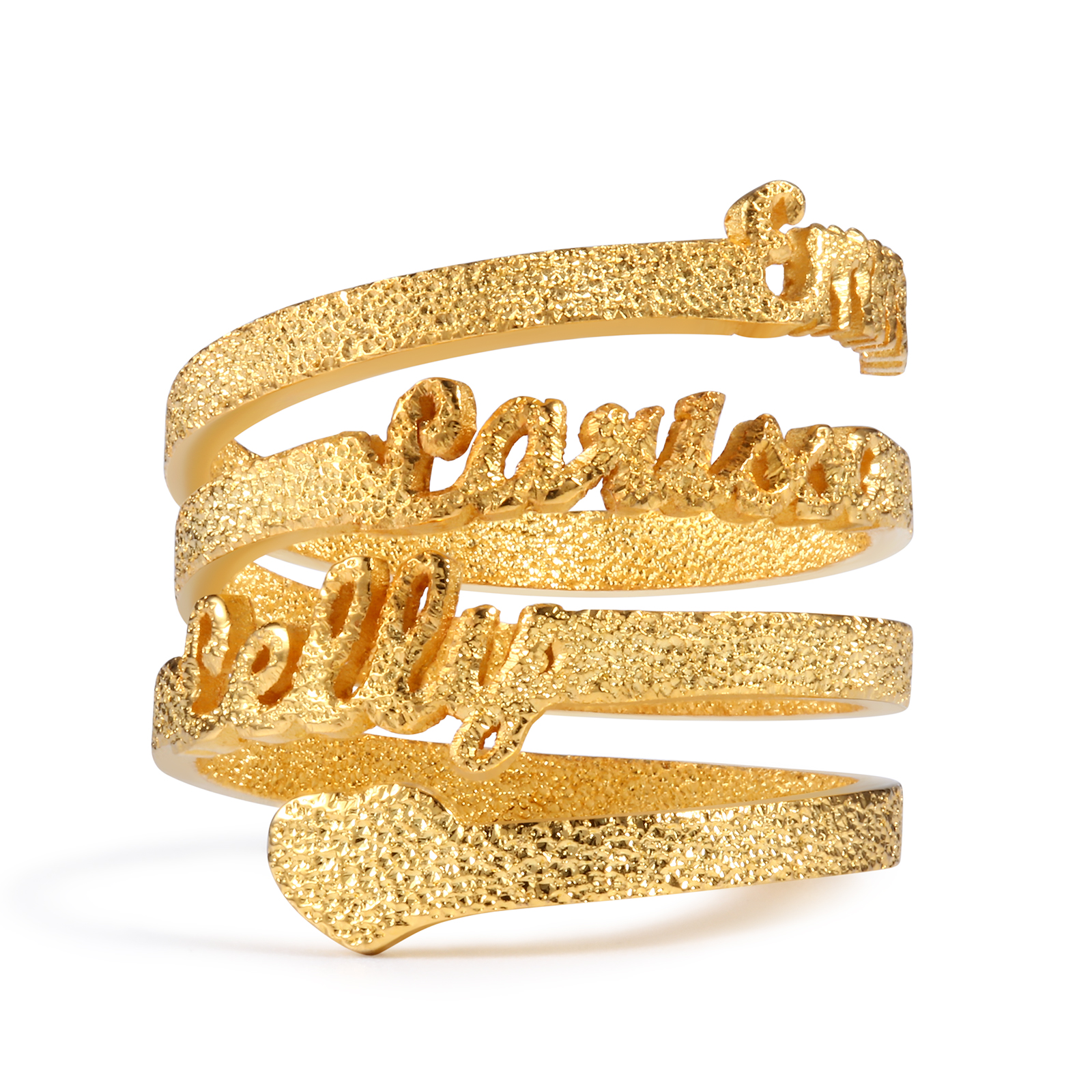 Personalised Family Name Ring Custom 3 Names Gifts For Women-Jessemade AU