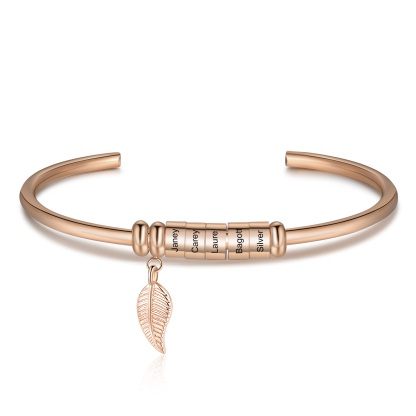 5 Bracelet Bracelet with a leaf-Jessemade AU