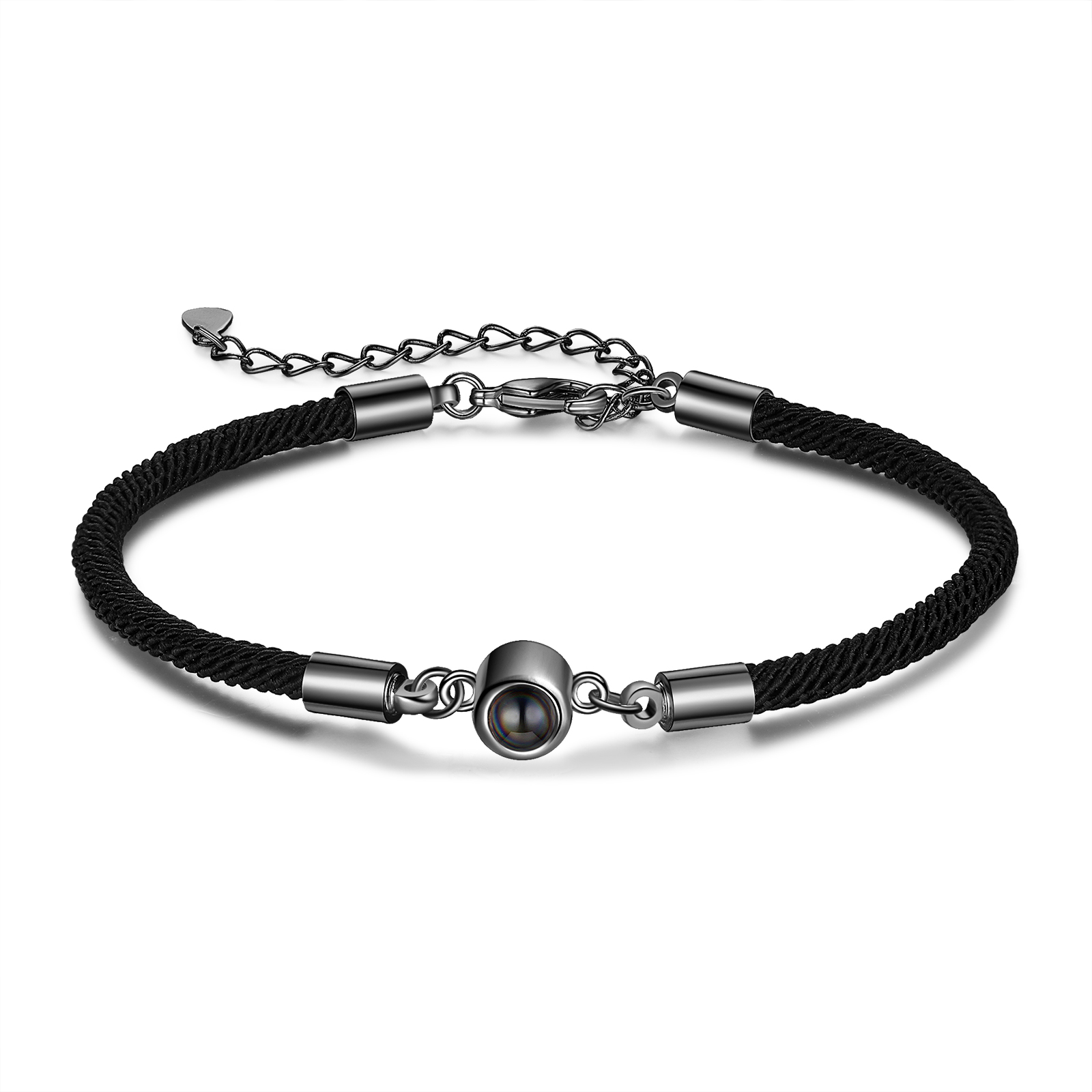 Personalised Projection Photo Bracelet Couple Adjustable Bracelet Valentine's Day Birthday Personalised Gift for Couples-Jessemade AU