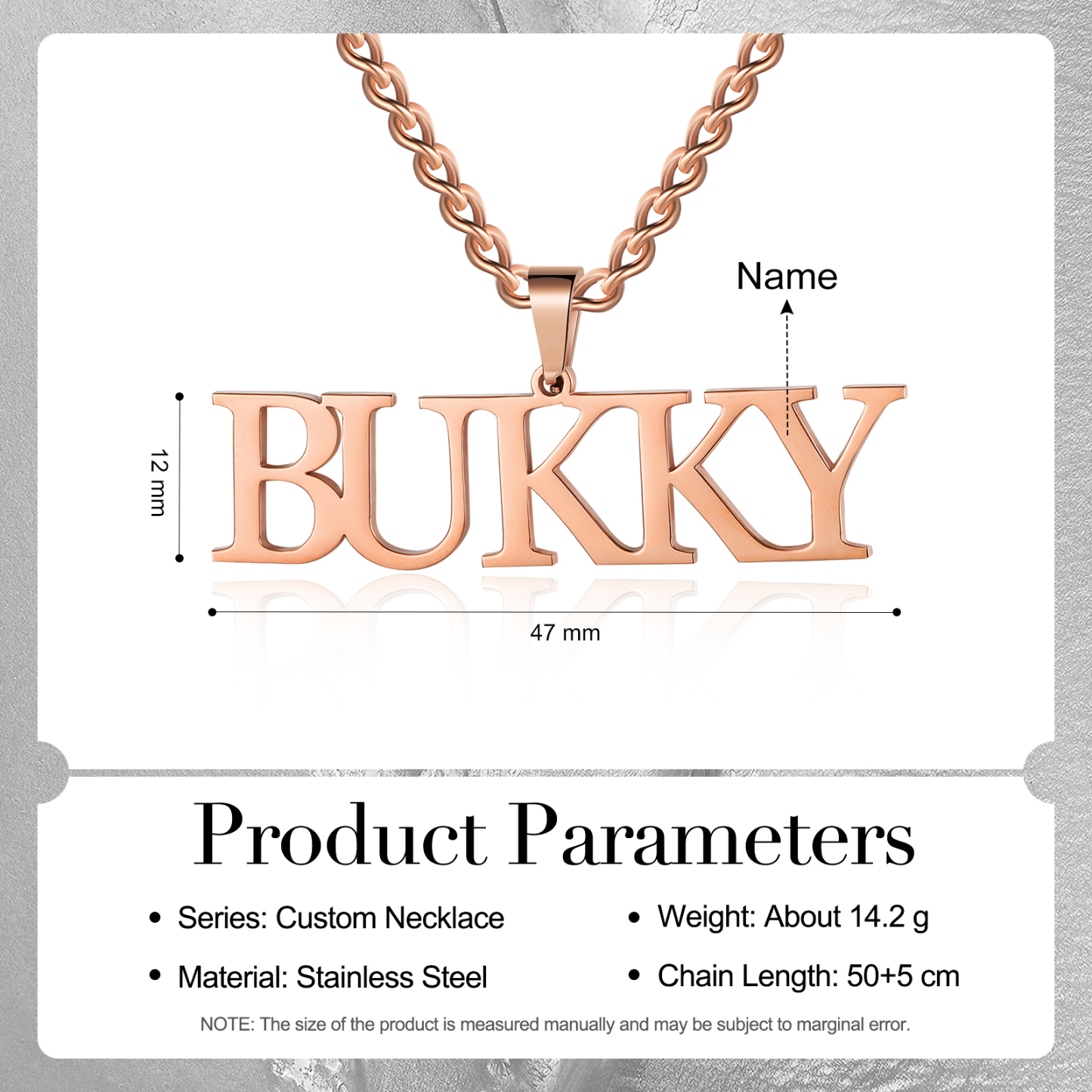 Personalised Name Necklace Custom Name Necklaces Gift For Her-Jessemade AU