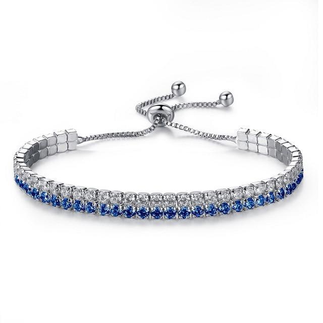 Cubic Zirconia Tennis Bracelet For Women-Jessemade AU