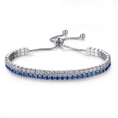 Cubic Zirconia Tennis Bracelet For Women-Jessemade AU