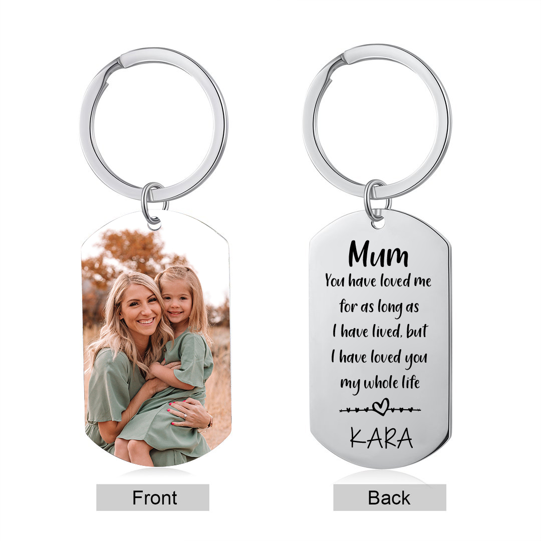 Personalised Photo & Name Keychain Mother's Day Gifts for Mom/Mum - I Have Loved You My Whole Life-Jessemade AU