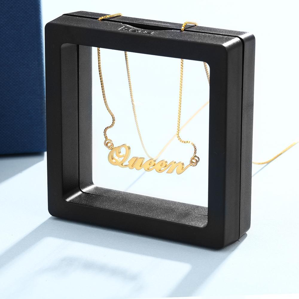 Personalised Necklace Custom 1 Name Necklace Gift For Women-Jessemade AU