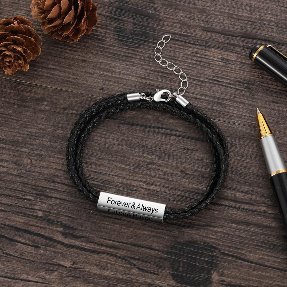 Personalised  Men's Bracelets For Him Best Gift For Him-Jessemade AU