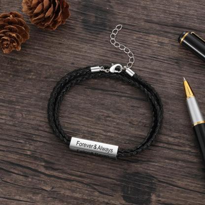 Personalised  Men's Bracelets For Him Best Gift For Him-Jessemade AU