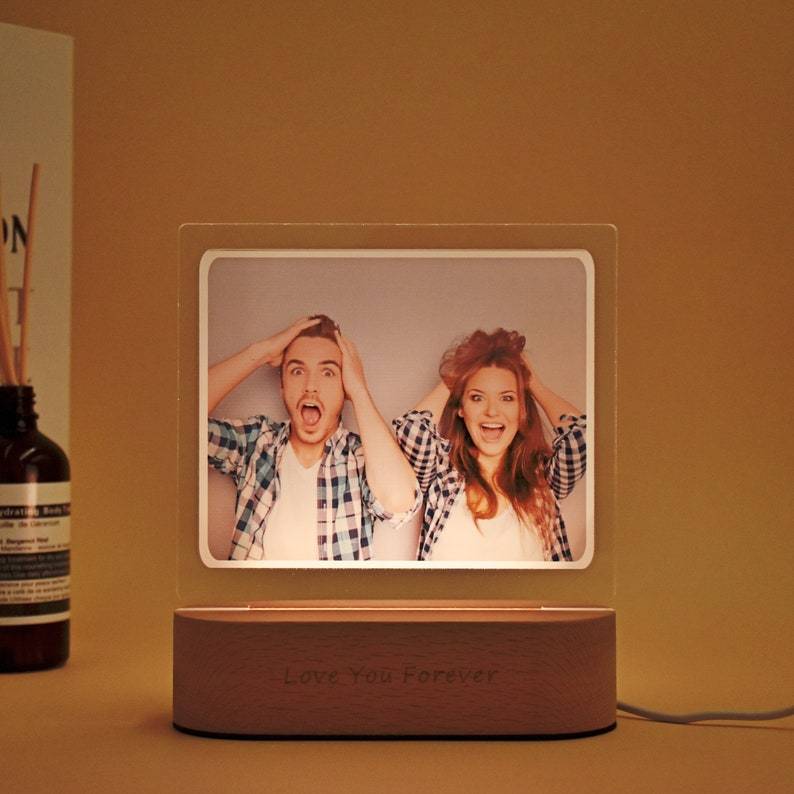 Photo Night Light Personalised 3D Illusion Lamp Gift for Family-Jessemade AU