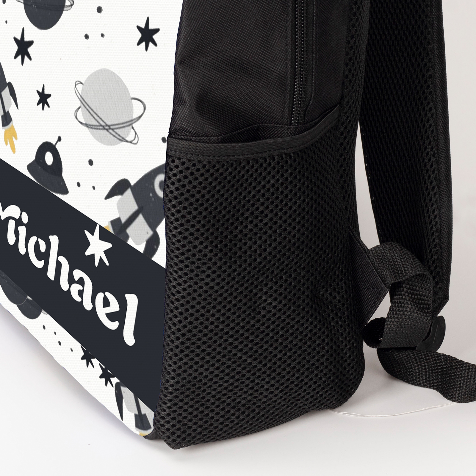 Custom Name Schoolbag Personalised Rocket and Satellite Backpack Travel Bag for Kids-Jessemade AU