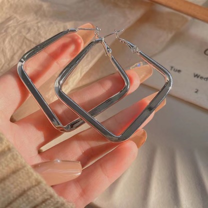 Heart Earrings Circle Earrings Square Earrings Birthday Gifts For Her-Jessemade AU