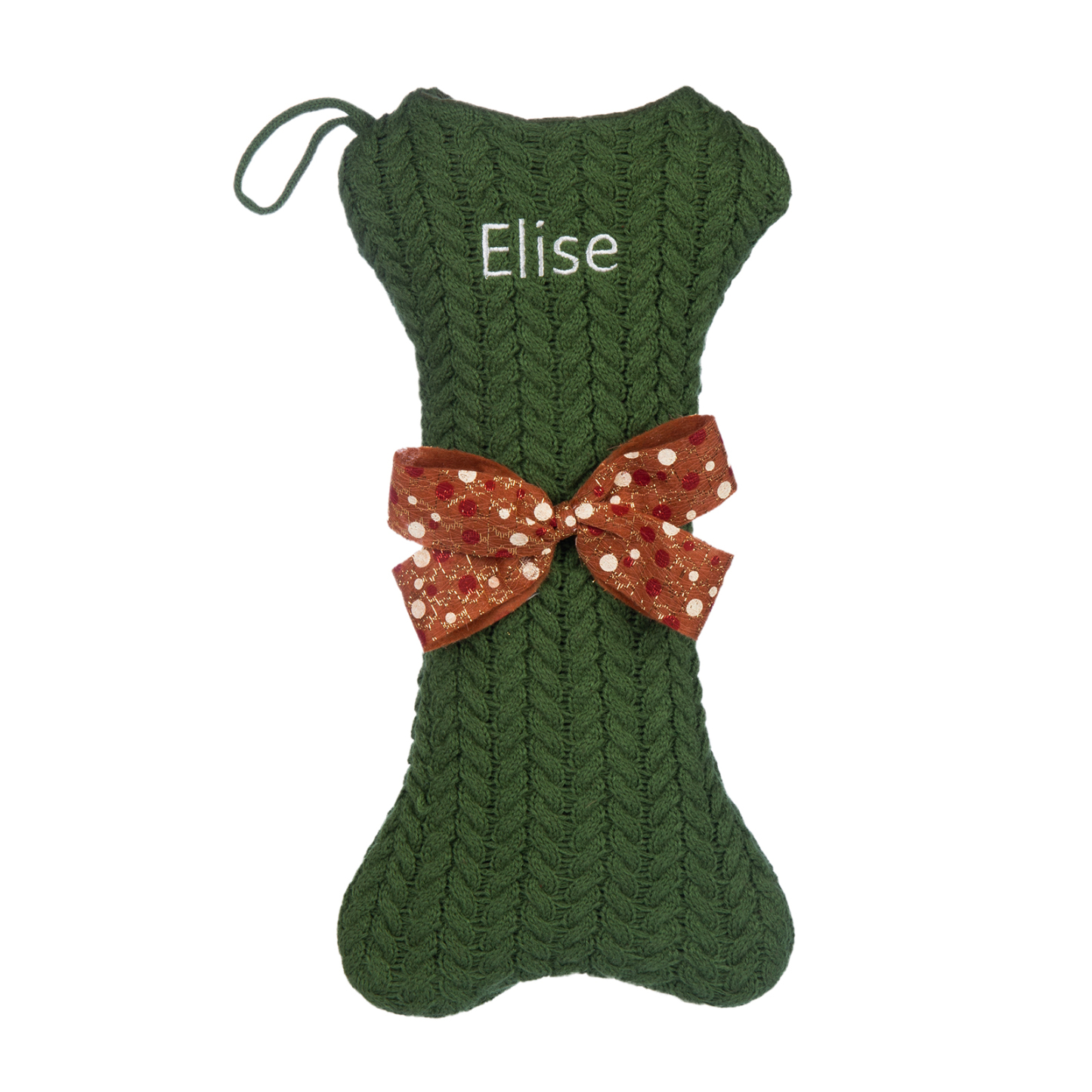 Personalised Christmas Stockings Ornaments Dog Bone Christmas Stockings Custom 1 Name Gifts for Family Friends-Jessemade AU