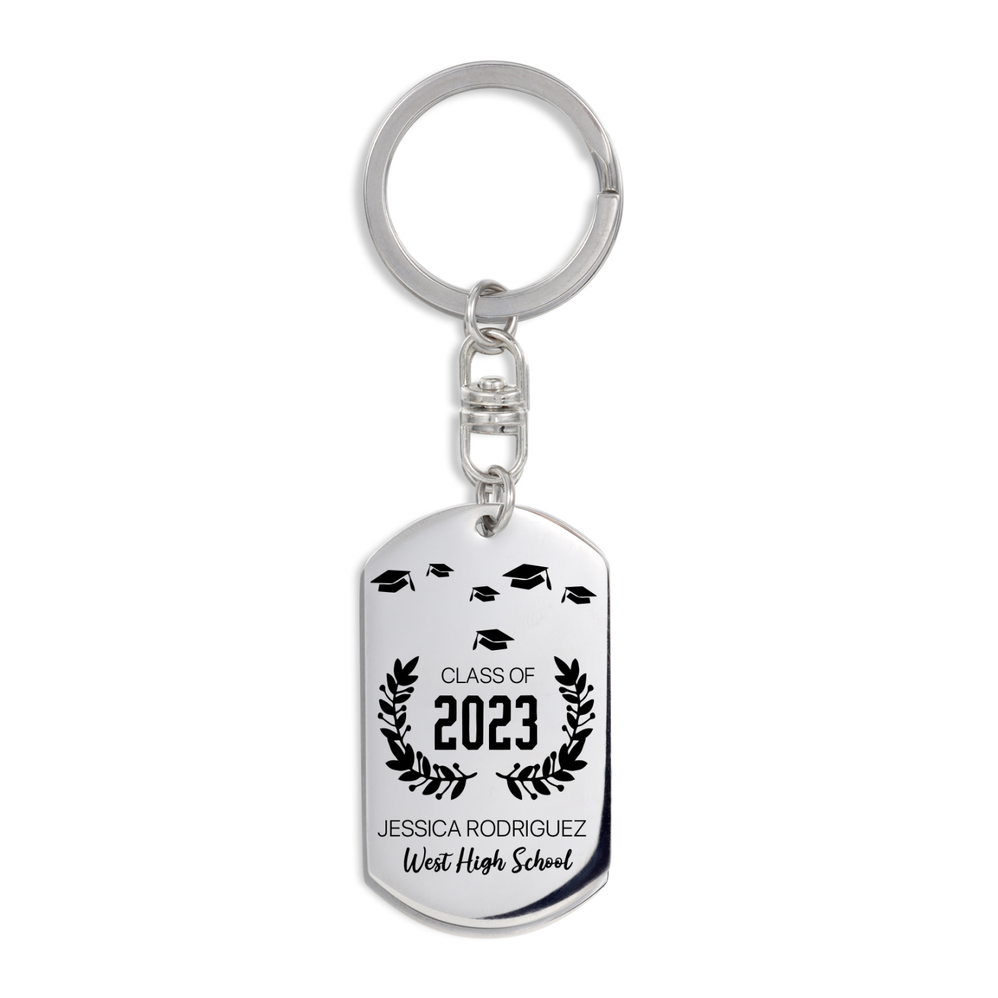 Personalised Photo Keychain Class of 2024 Graduation Keyring-Jessemade AU