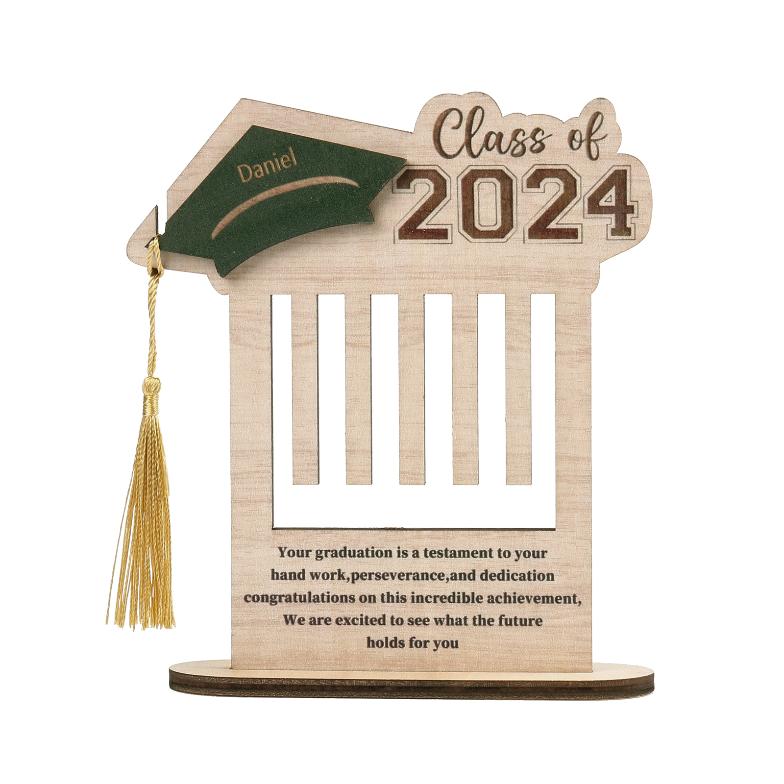 Class of 2024 Personalised Graduation Wooden Money Rack Custom Name Creative Graduation Gifts for Her/Him-Jessemade AU