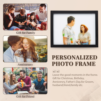 Personalised Photo Frame Night Light Changeable Colour Lamp Home Decor Personalised Gifts for Family Friends-Jessemade AU