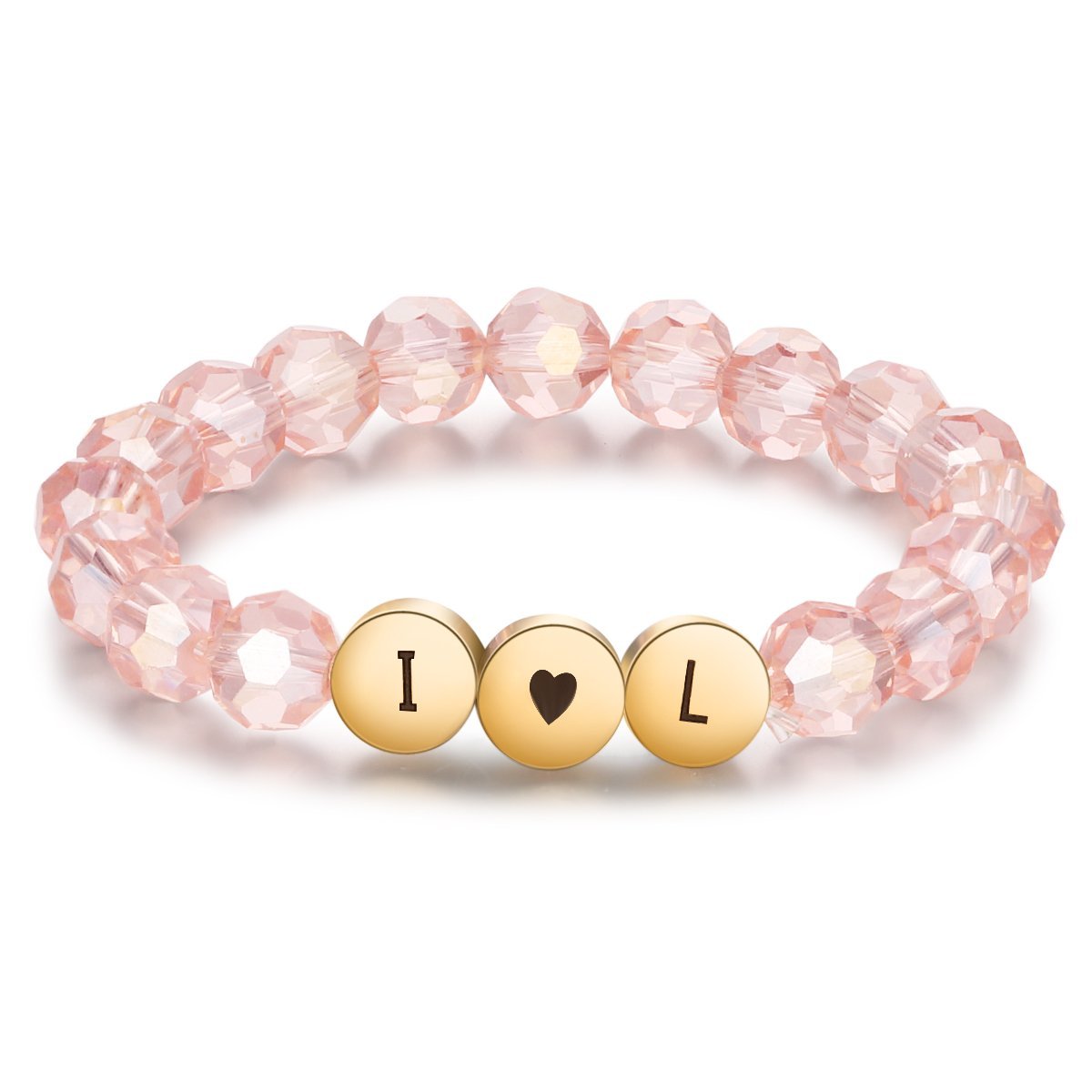 Customised Stone With 3 Beads-Jessemade AU