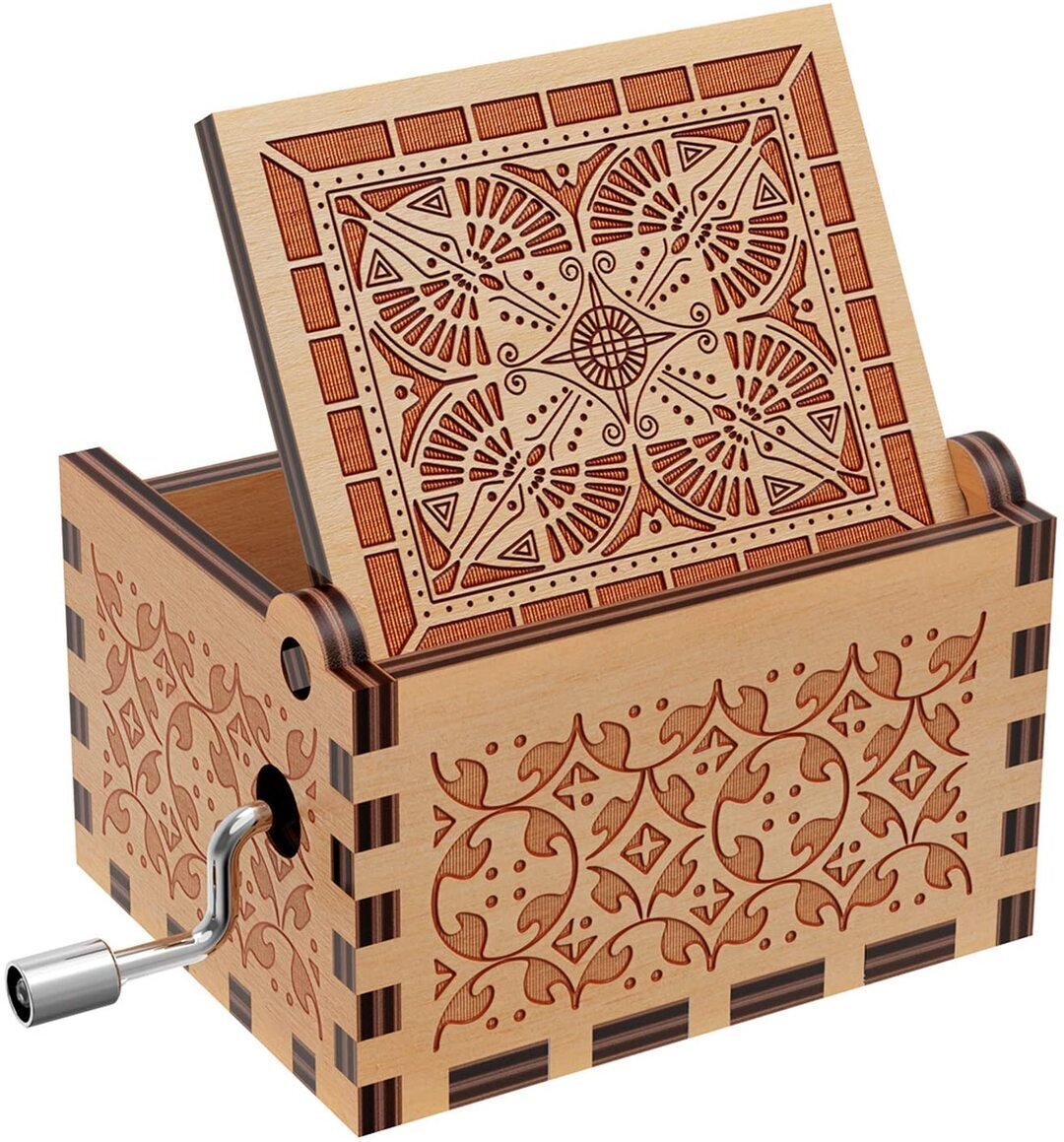To My Daughter-Exquisite Wooden Music Box From Dad To Daughter-Jessemade AU