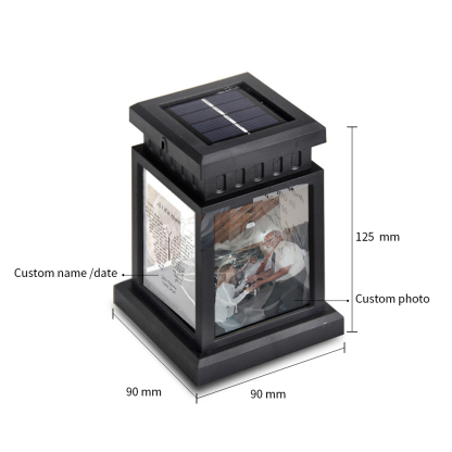 Personalised Photo Lantern Lamp As I Sit in Heaven Memorial Sympathy gift-Jessemade AU