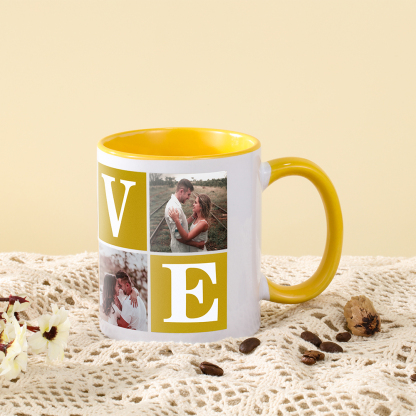Personalised Photo Love Mug Cup Custom Photos Gifts For Her-Jessemade AU
