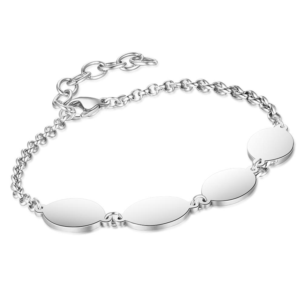 Personalised Bracelet  With 4 Names Bracelet-Jessemade AU