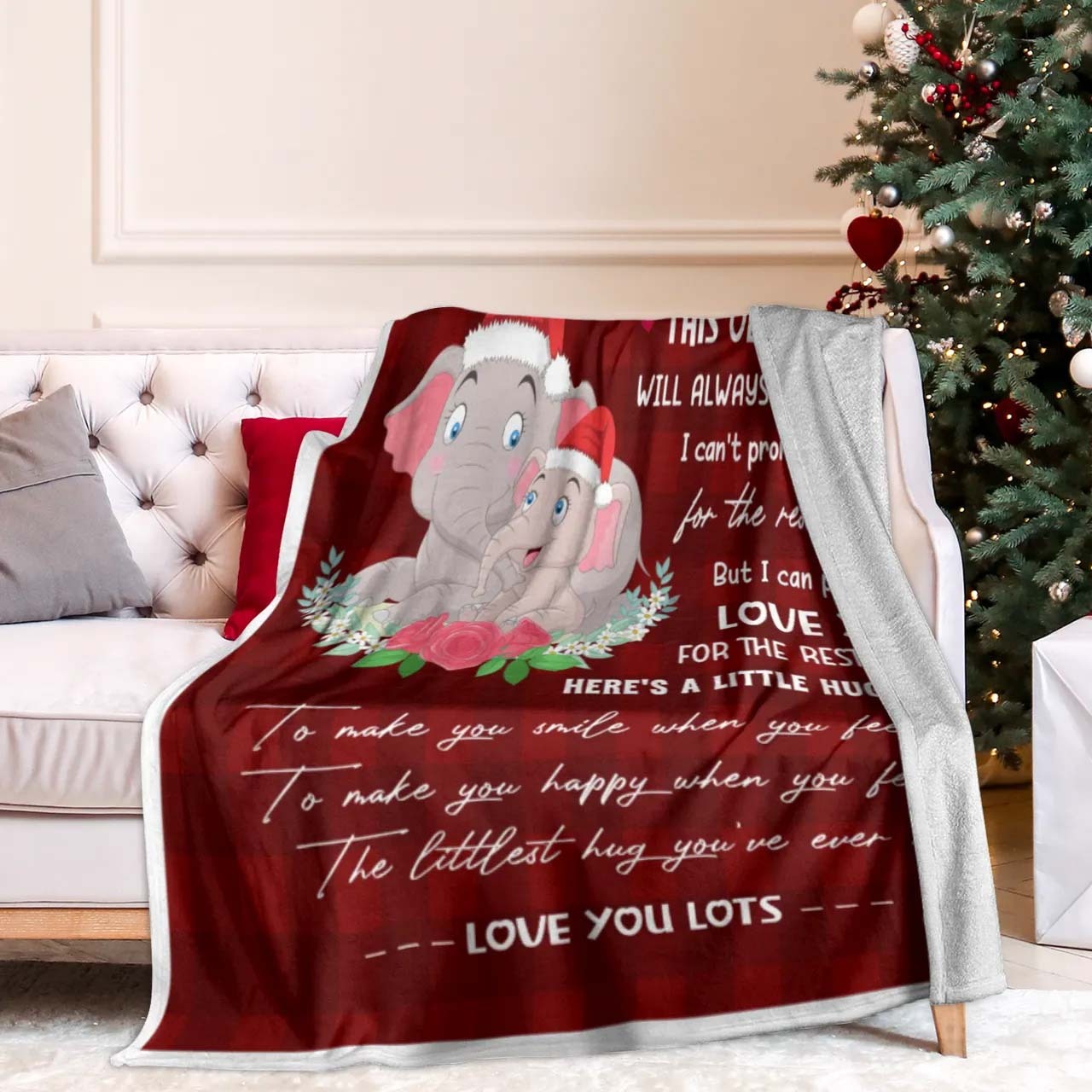 Grandma to Granddaughter,Never forget that I love you-Flannel Blanket-Jessemade AU