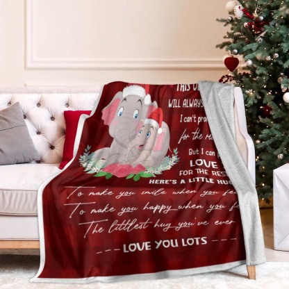 Grandma to Granddaughter,Never forget that I love you-Flannel Blanket-Jessemade AU