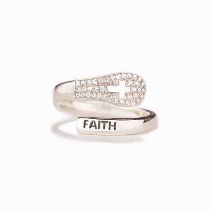 To My Daughter, Whenever you feel overwhelmed, Faith Pray Ring With Card, Gifts For Her-Jessemade AU
