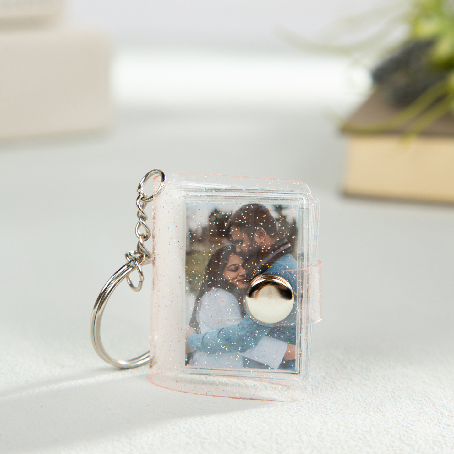 Personalised Mini Photo Album Keychain Custom 16 Photos Keychain Scrapbook  Romantic Gifts-Jessemade AU