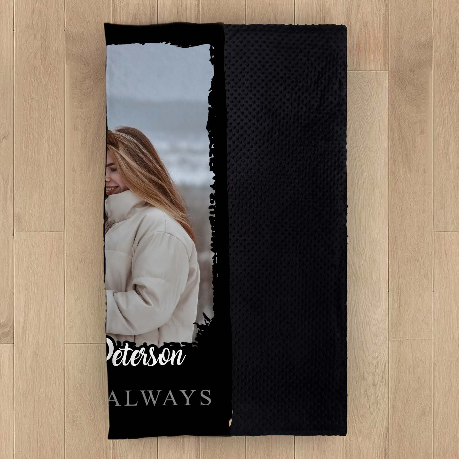 Personalised Couple Blanket Engrave Name Forever & Always Sweet Gift For Her-Jessemade AU