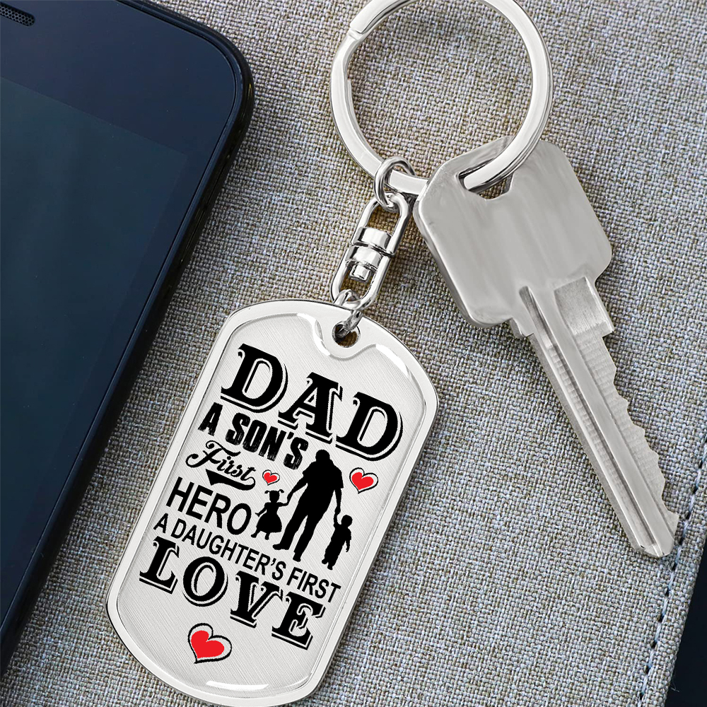 Personalised Message Keychain Custom Text Keyring for Him-Jessemade AU