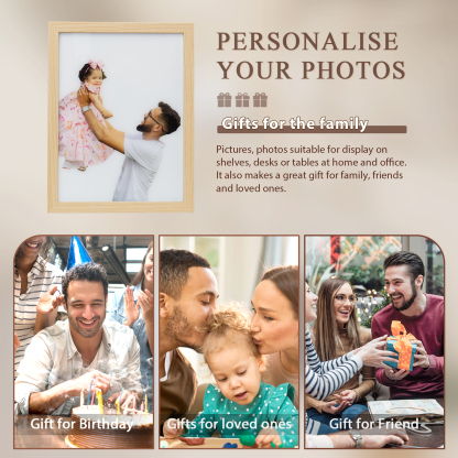 Custom Photo Night Light Frame Changeable Colour Lamp Personalised Gifts Home Decor-Jessemade AU