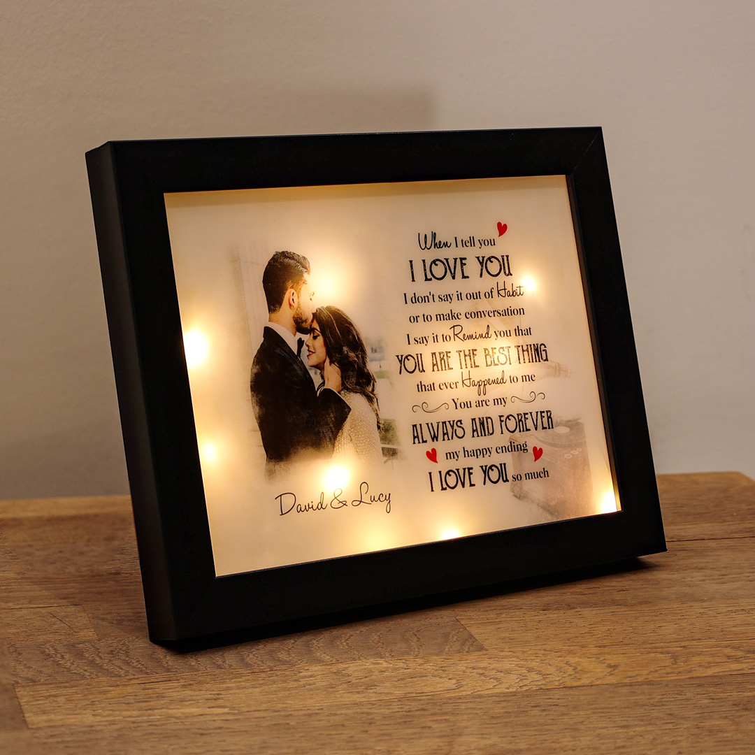 Valentine's Day Gift Personalised Photo Frame Couple Love Gifts For Her Him "YOU ARE THE BEST THING"-Jessemade AU